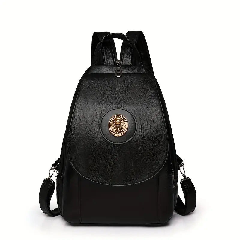 Mochila Retro de Denim Ajustável da Mira