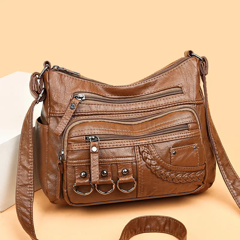 Olivia - Bolsa de Ombro Elegante com Charme Vintage