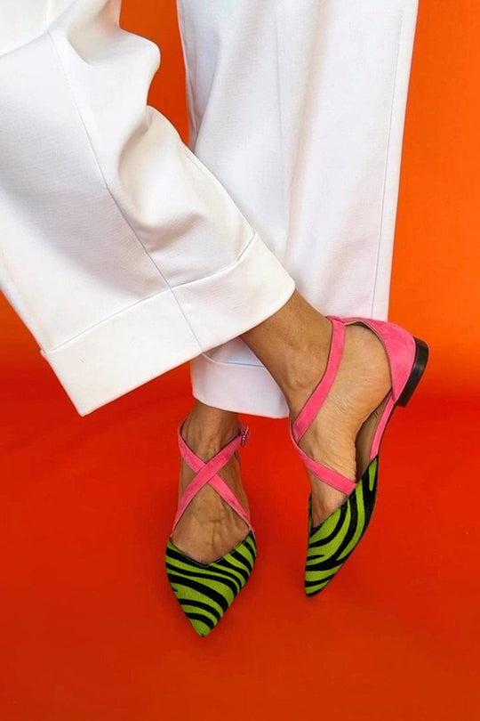Sandalias Planas Linali Zebra