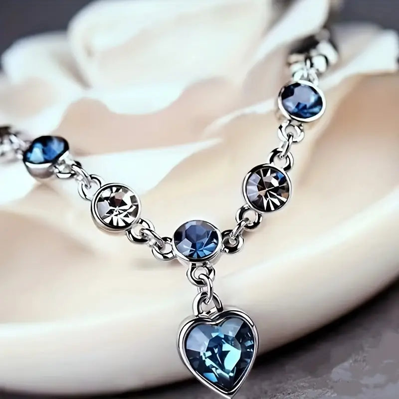 Pulseira Brilho Coração do Oceano