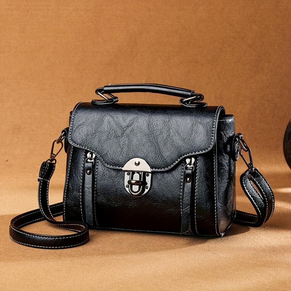 Zoe - Bolsa de Ombro de Couro Elegância Atemporal