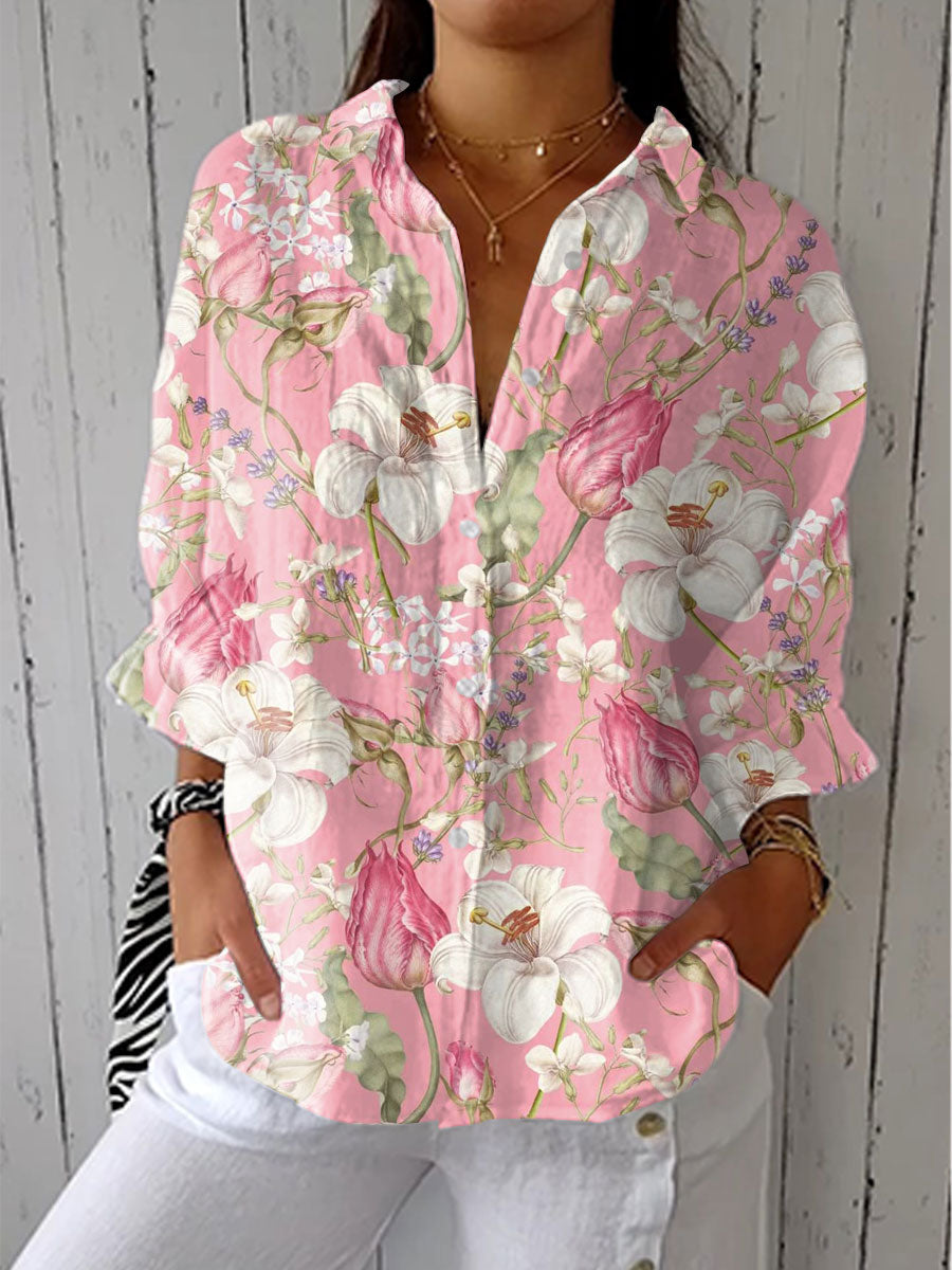 Cattleya™ Blusa Elegante Bloom