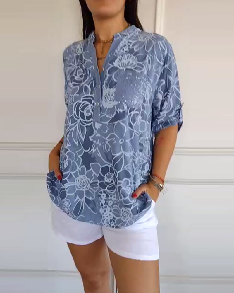 Cassie | Blusa com Estampa Floral