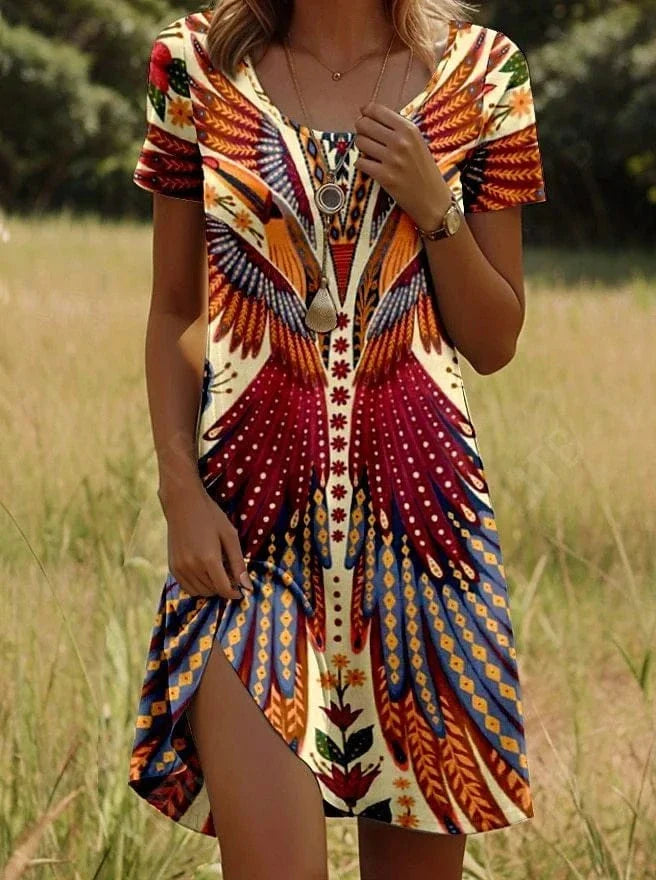 Vestido Liora Featherflare