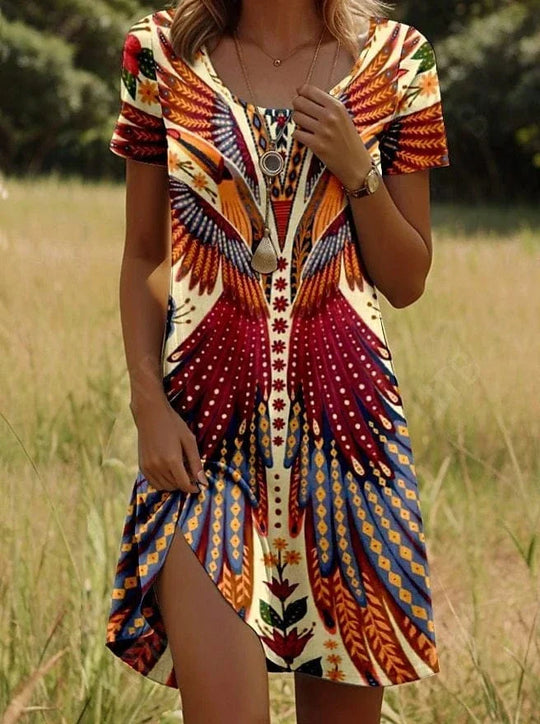 Vestido Liora Featherflare
