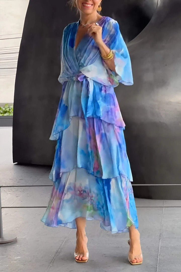Alina | Vestido V-Deep Deslumbrante