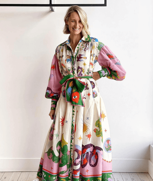 Dorthe™ | Vestido Maxi Chic Italiano