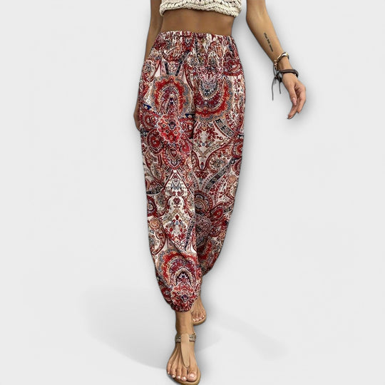 Scarlett - Calça com gráfico étnico