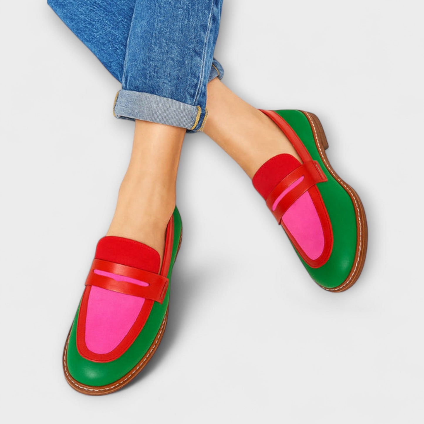 Nyla – Sapatilhas em estilo casual com bloco de cores