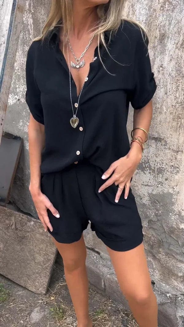 Melda - Conjunto Botonado Arejado