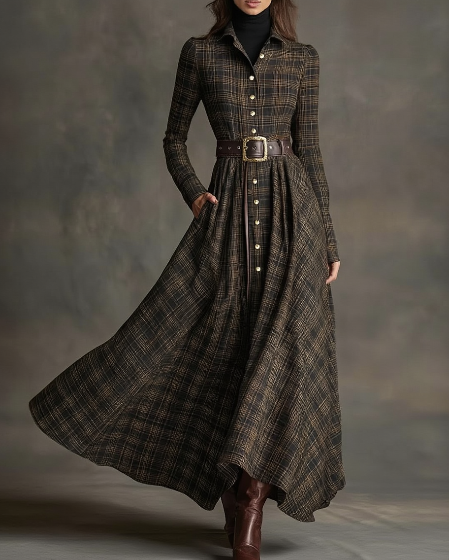 Rosalie | Vestido Maxi Inspirado no Vintage