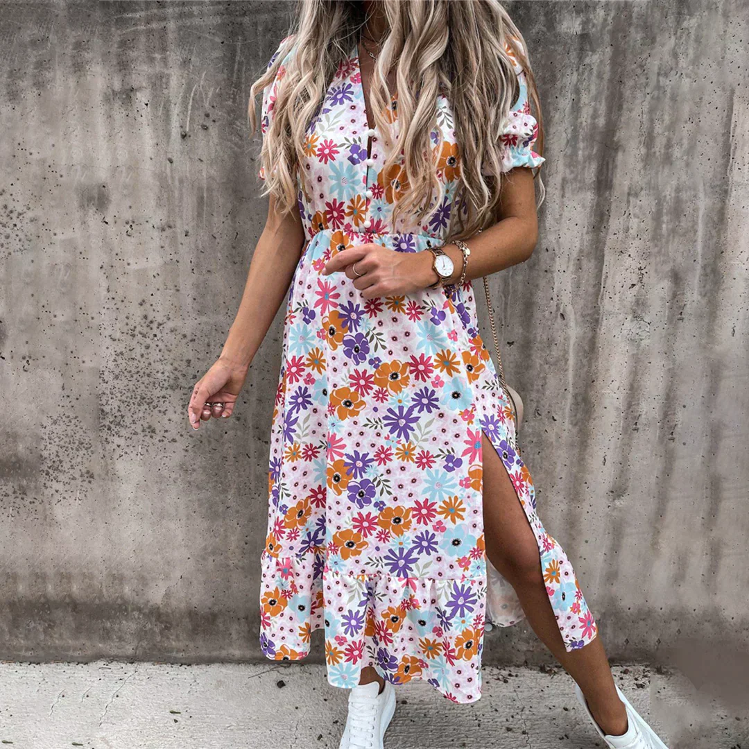 Ninna - Vestido Casual Floral