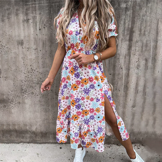 Ninna - Vestido Casual Floral