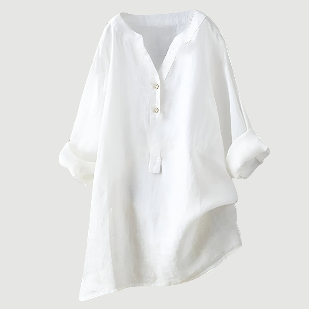 Freja™ – Camisa leve e confortável com botão