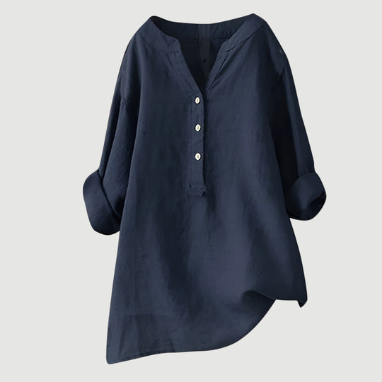 Freja™ – Camisa leve e confortável com botão