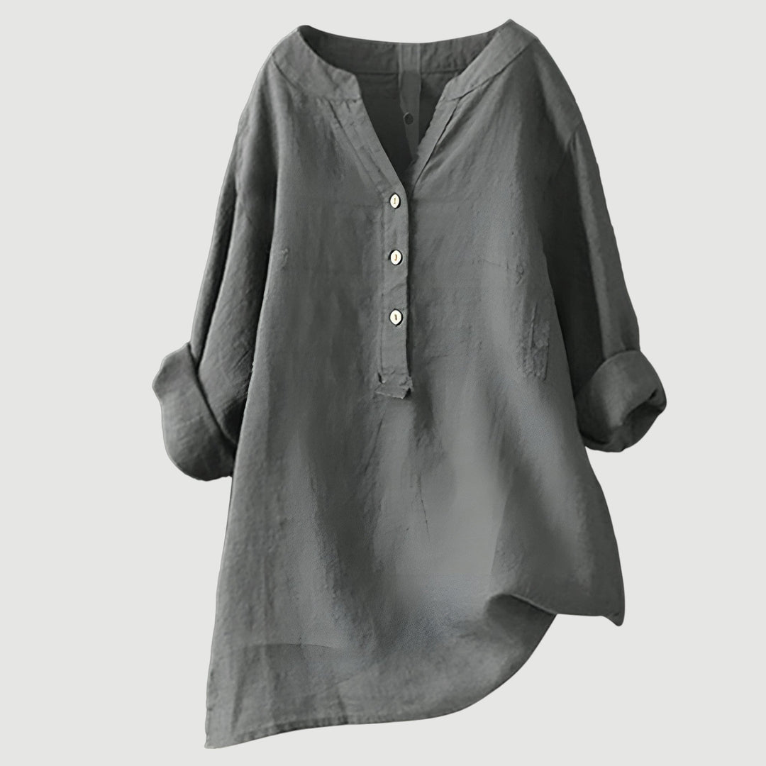 Freja™ – Camisa leve e confortável com botão