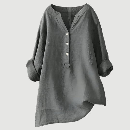 Freja™ – Camisa leve e confortável com botão