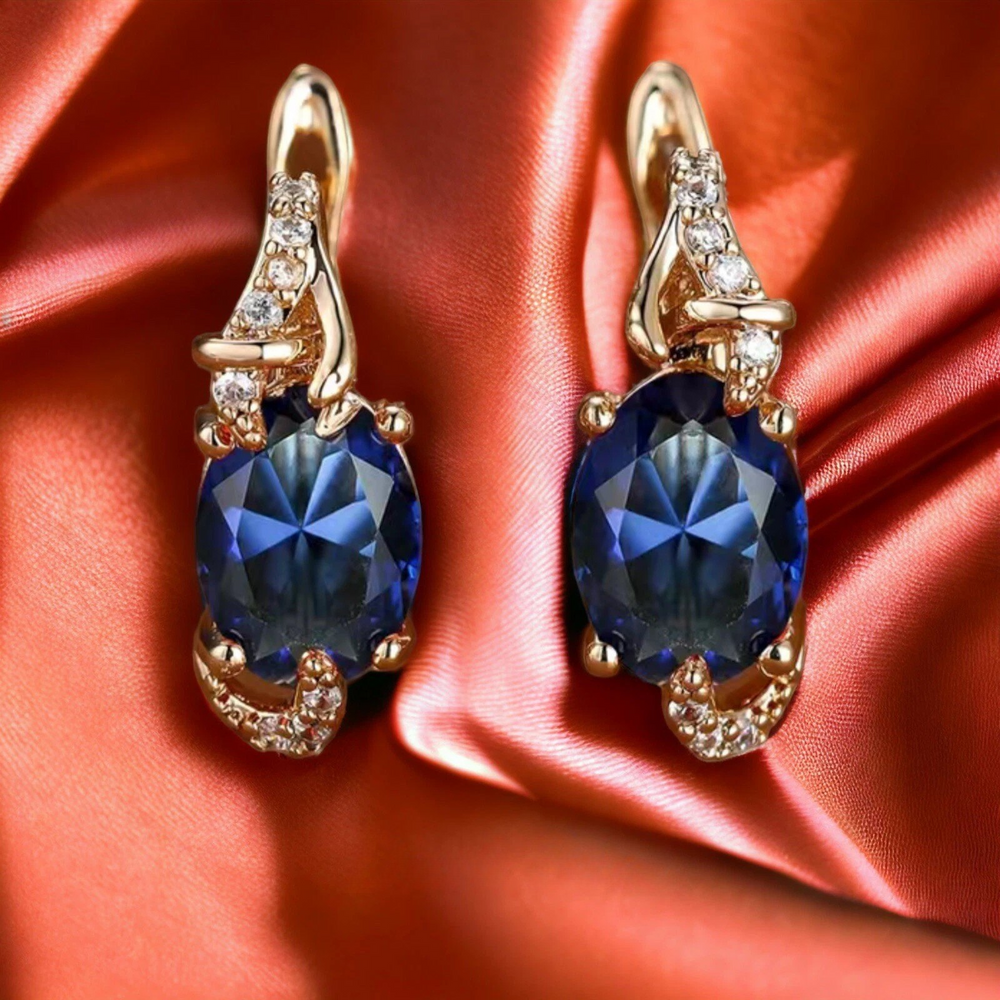 Brincos Royal Midnight Drop
