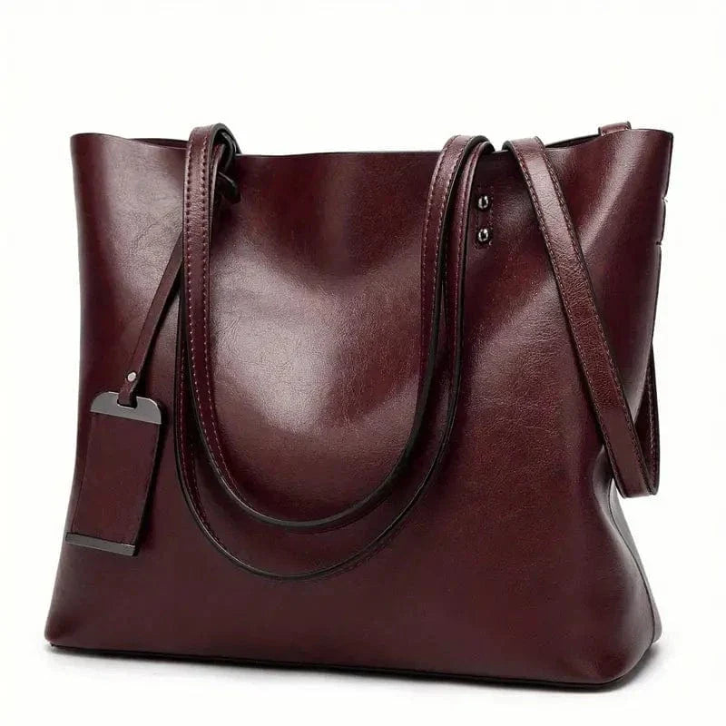 Bolsa de couro elegante e versátil