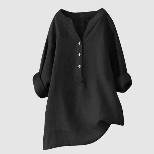 Freja™ – Camisa leve e confortável com botão
