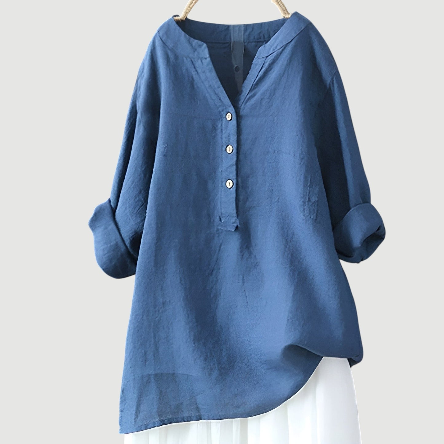 Freja™ – Camisa leve e confortável com botão