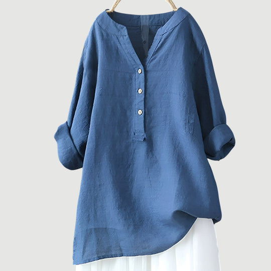 Freja™ – Camisa leve e confortável com botão