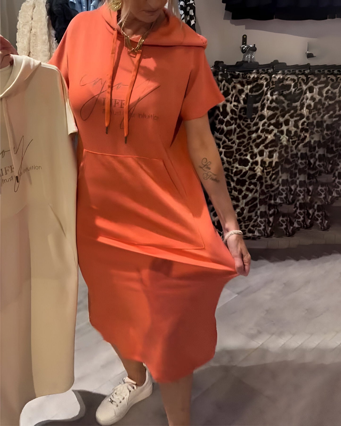 Bridget - Vestido Moletom Casual