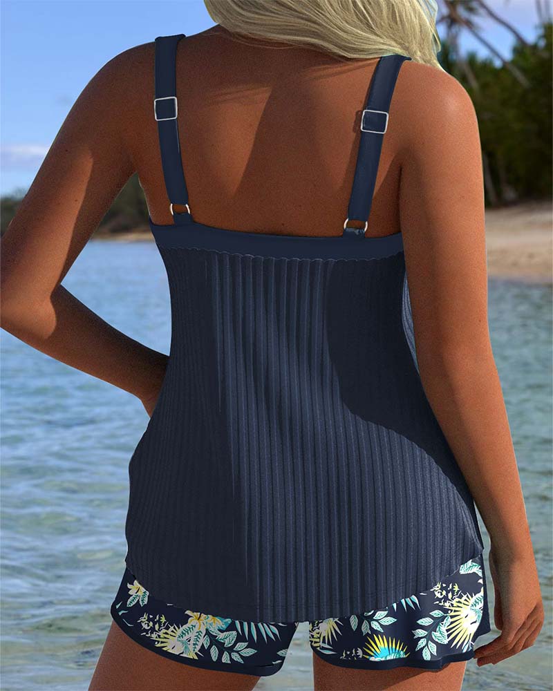 Teresa | Conjunto de Praia Listrado