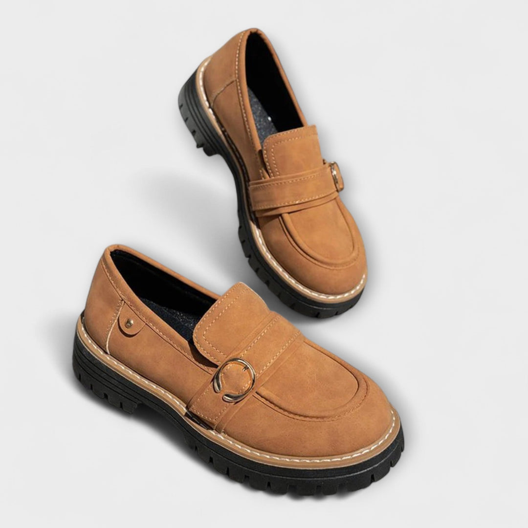 Lora – Mocassins casuais com bico redondo