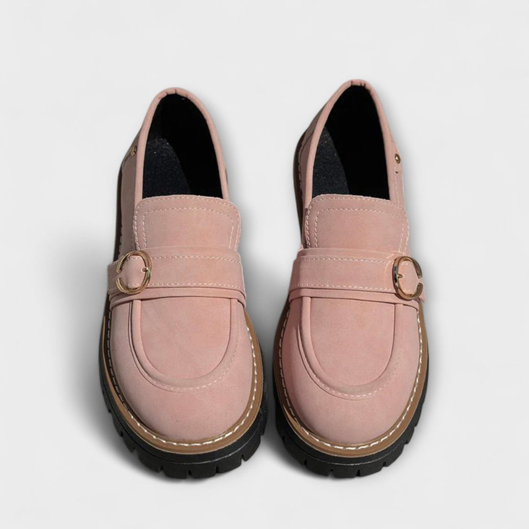 Lora – Mocassins casuais com bico redondo