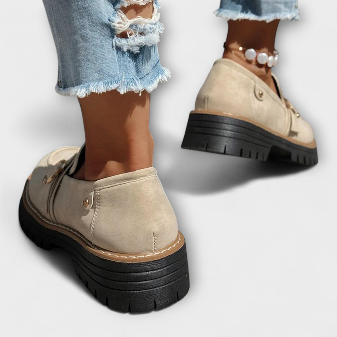 Lora – Mocassins casuais com bico redondo
