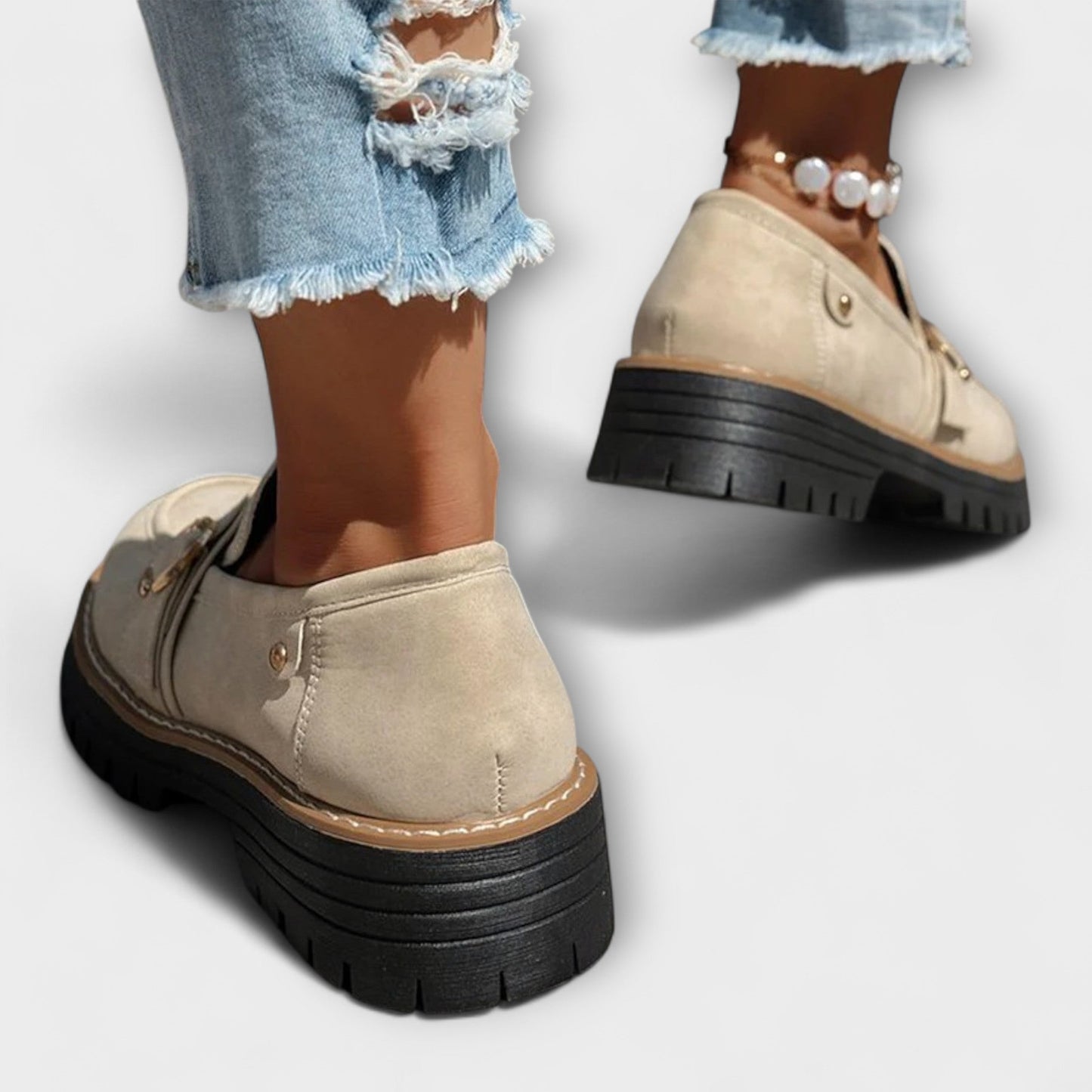 Lora – Mocassins casuais com bico redondo