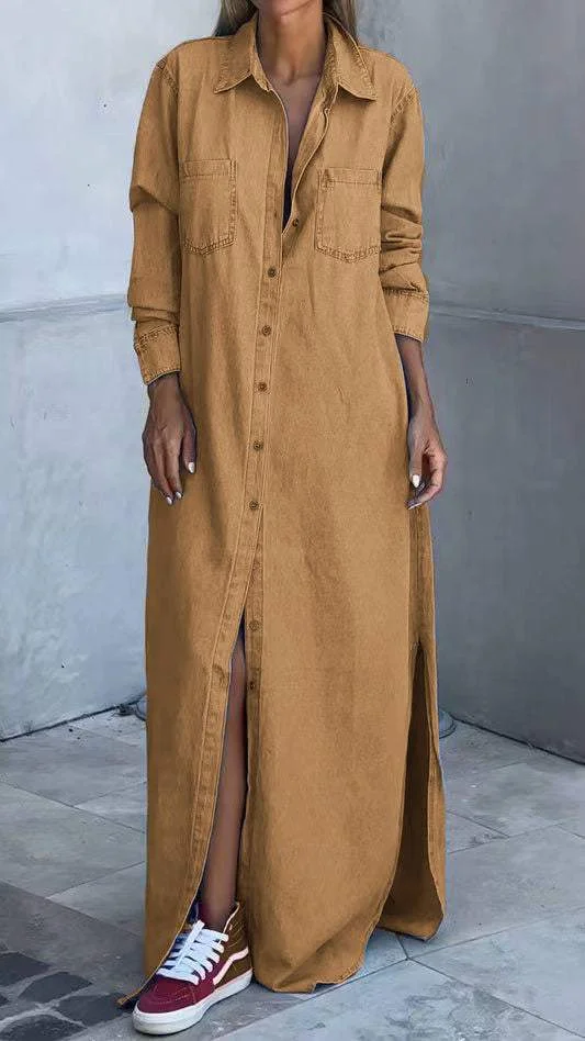 Delana - Vestido Casual com Botões