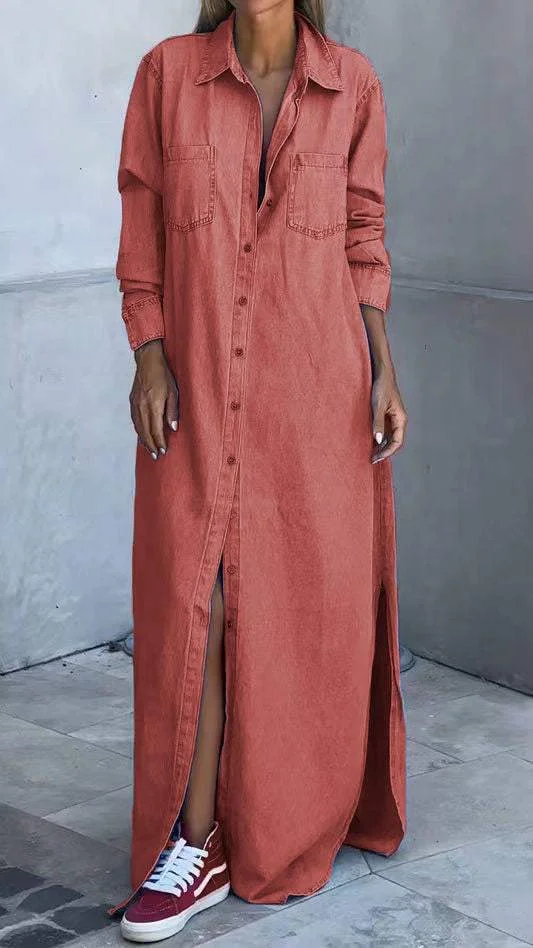Delana - Vestido Casual com Botões