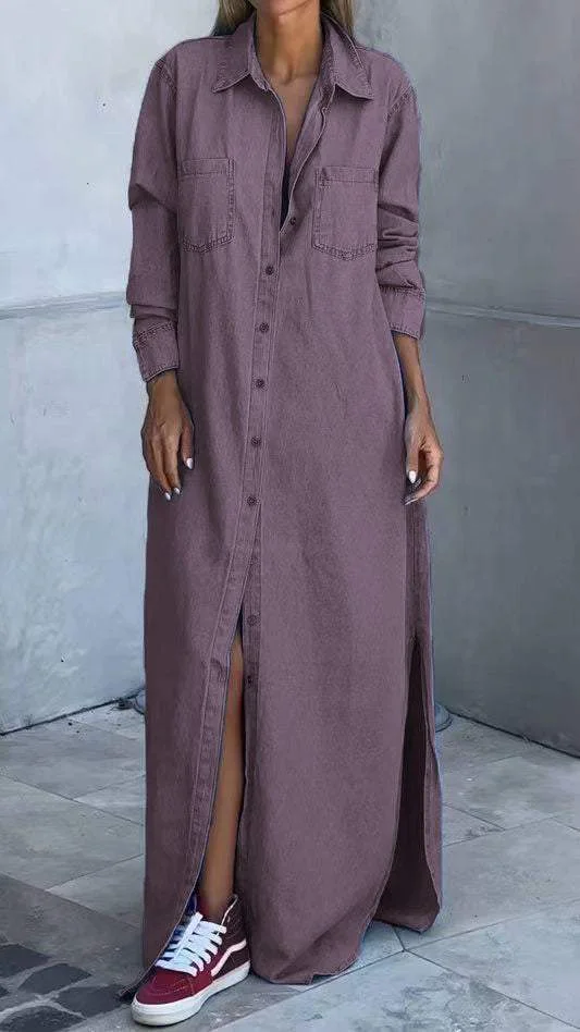 Delana - Vestido Casual com Botões