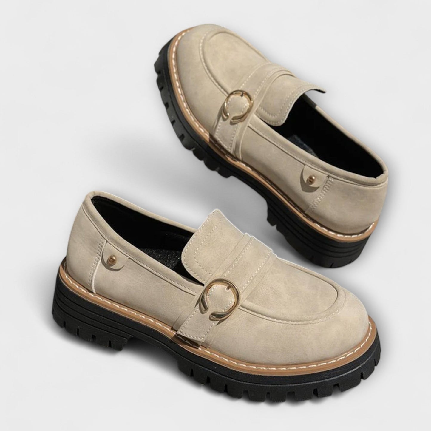 Lora – Mocassins casuais com bico redondo
