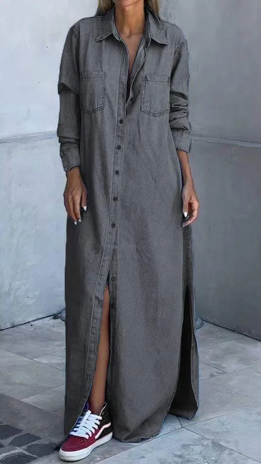 Delana - Vestido Casual com Botões