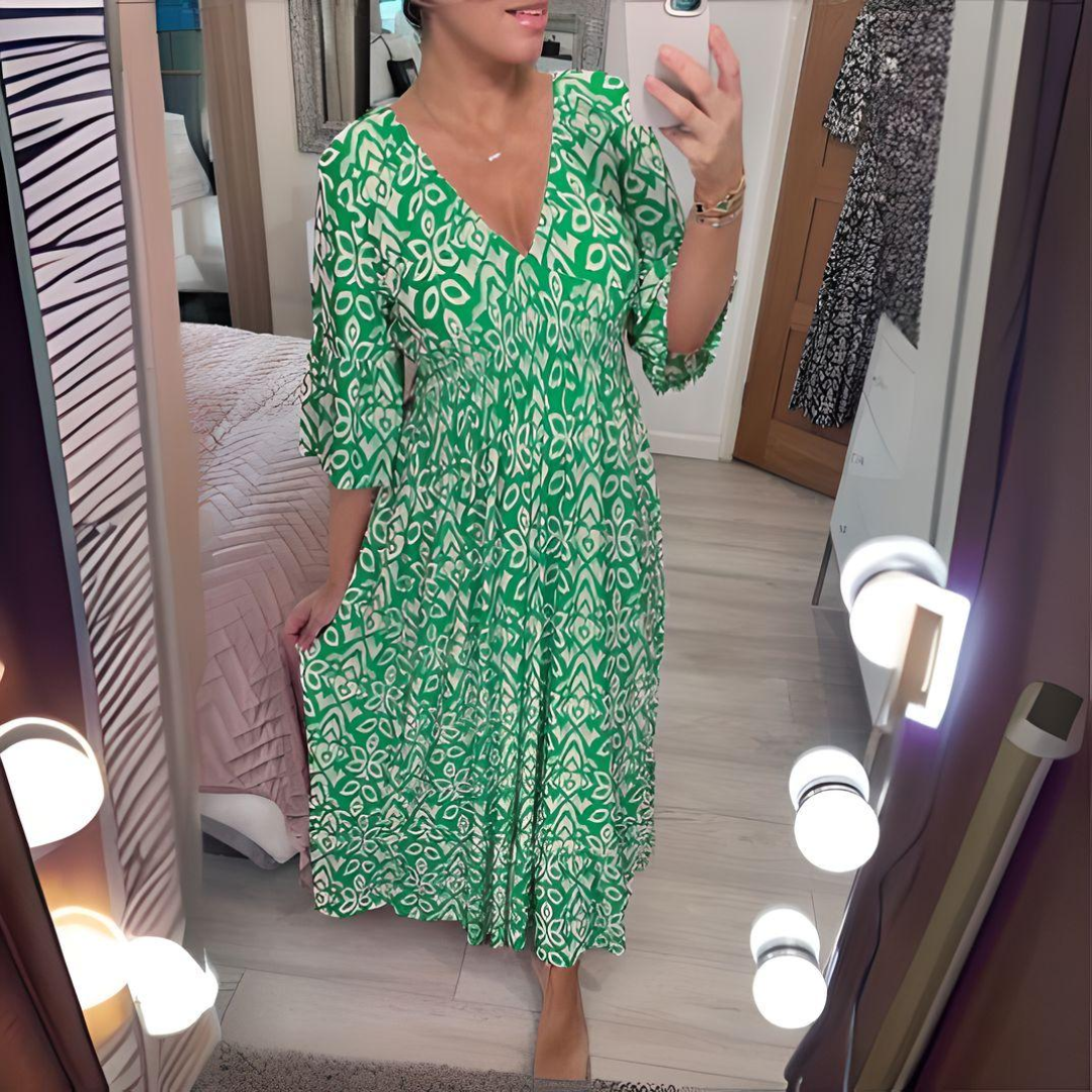 Lillia - Vestido Estampado Boho