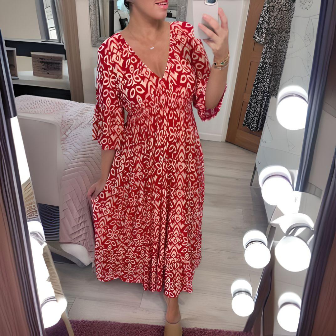 Lillia - Vestido Estampado Boho