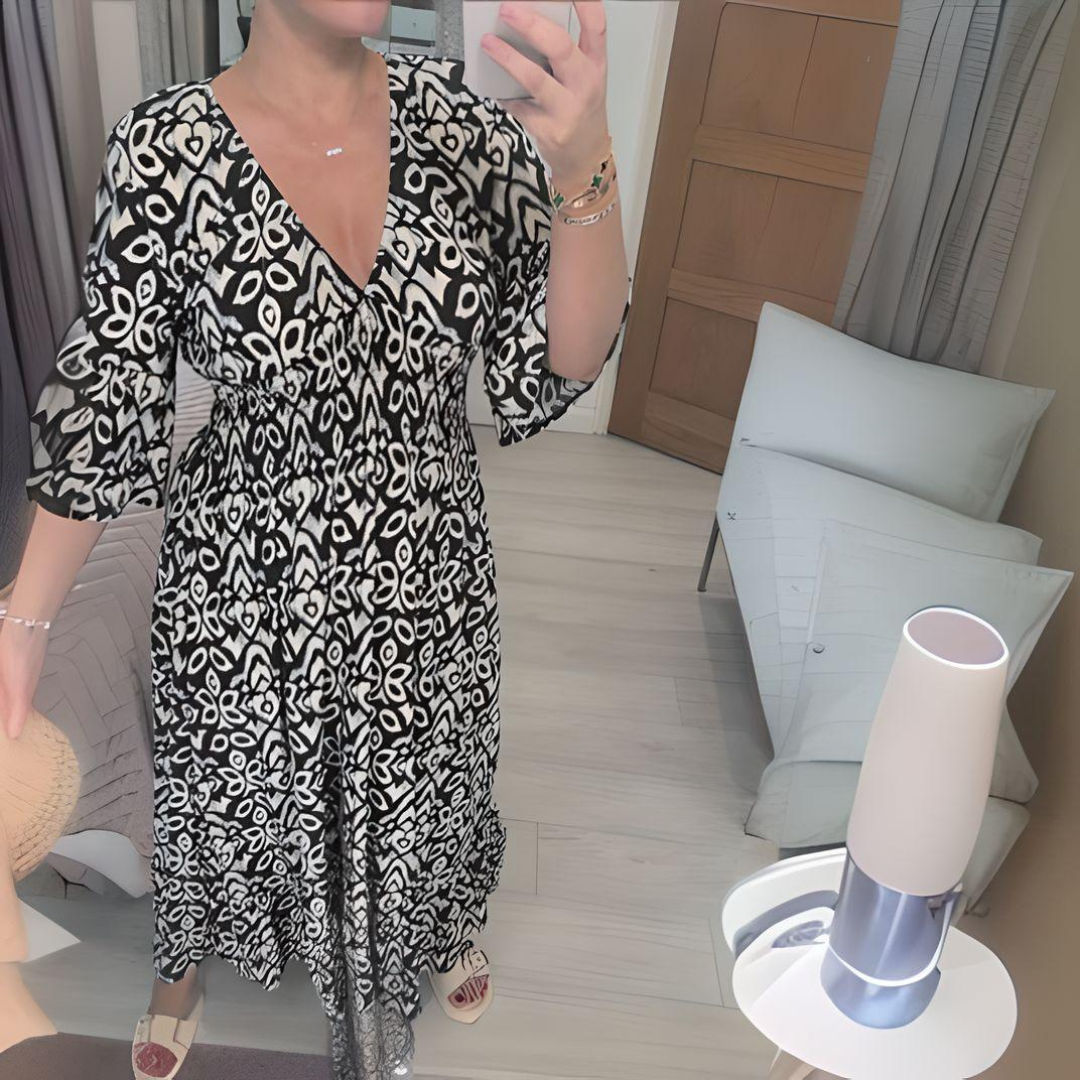 Lillia - Vestido Estampado Boho