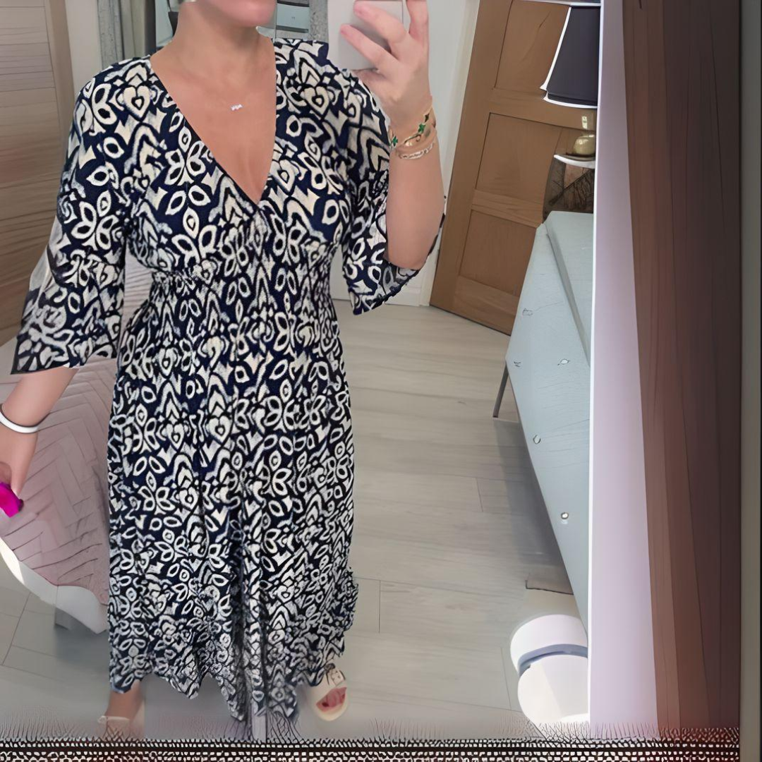 Lillia - Vestido Estampado Boho