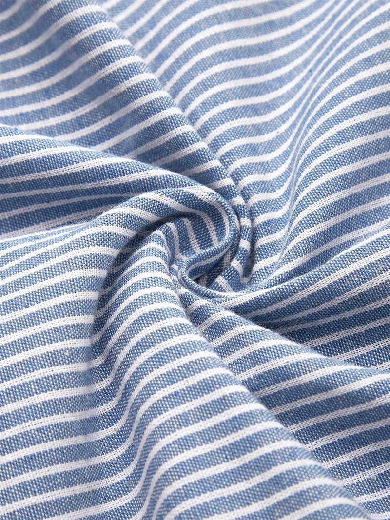 Sofia™ | Vestido de Verão Listrado