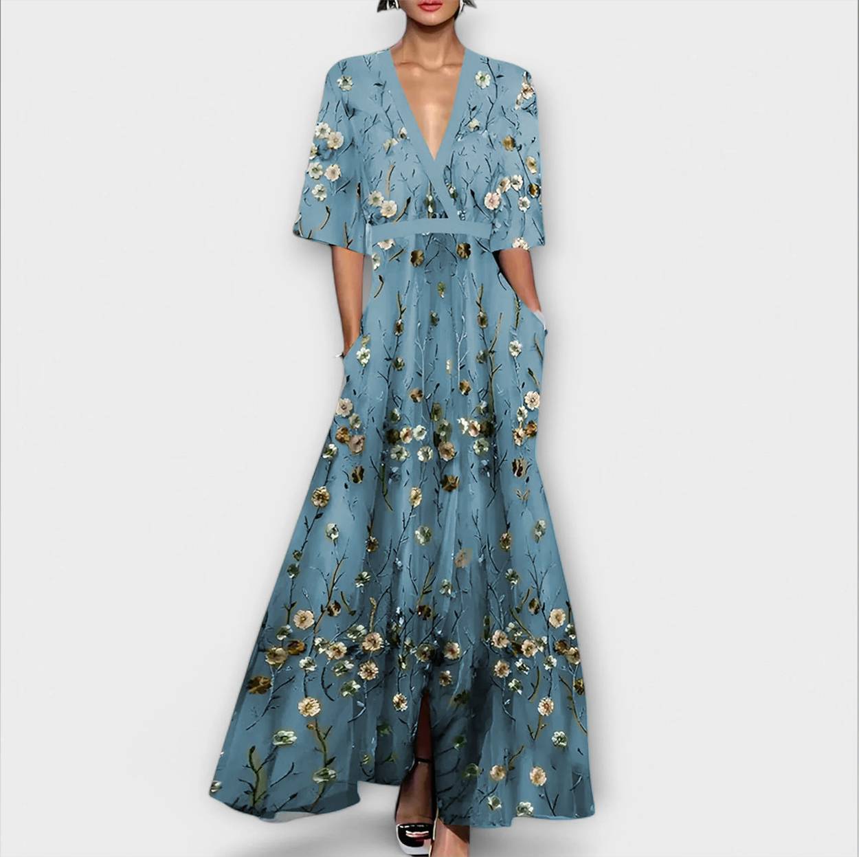 Jana - Vestido Maxi Confortável