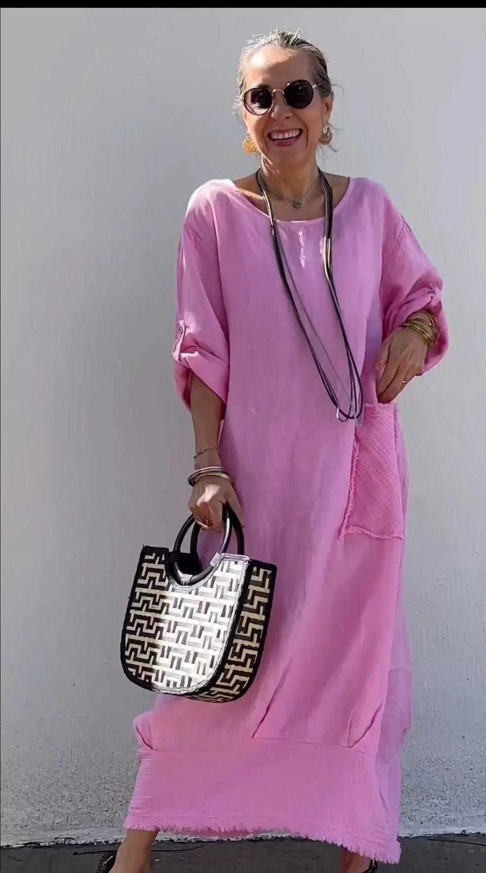 Leonore - Vestido Oversized Arejado