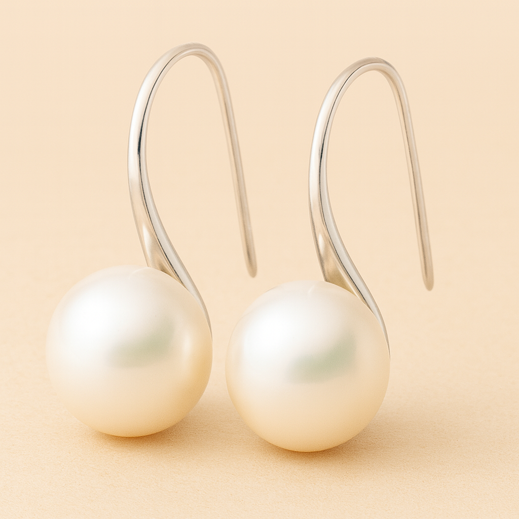 Brincos Elegantes com Pérolas