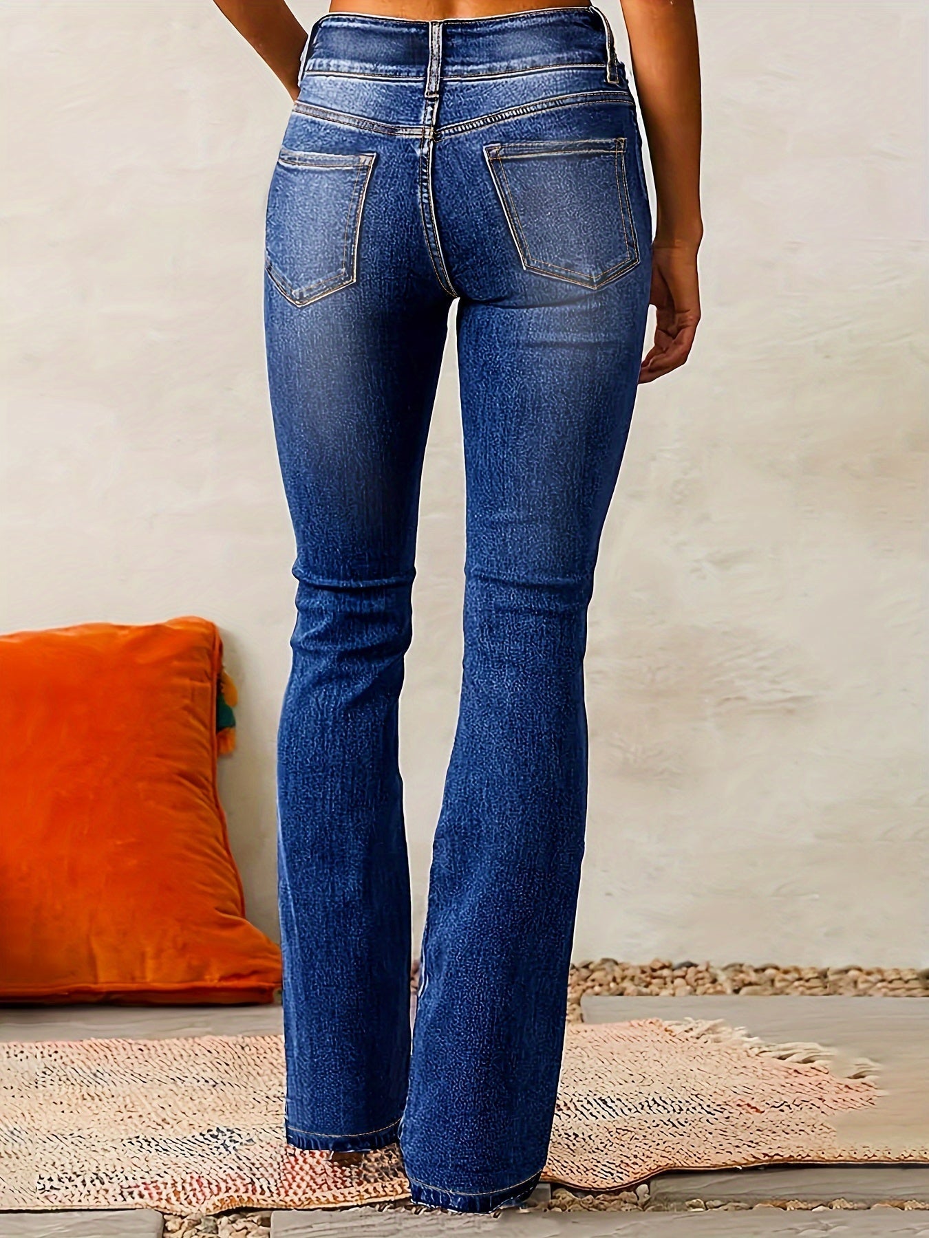 Andiara - Jeans de Cintura Alta Sflare