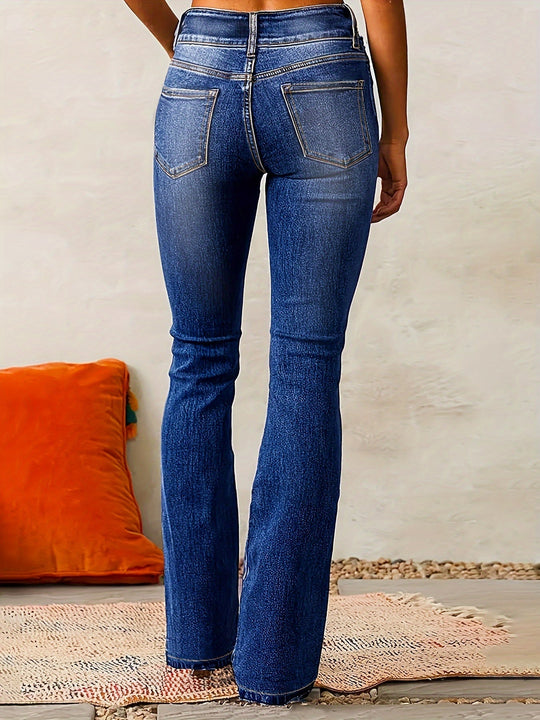 Andiara - Jeans de Cintura Alta Sflare