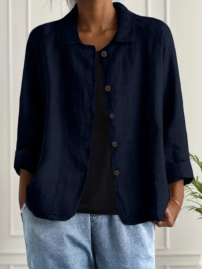 Korinda – Blusa clássica de manga longa