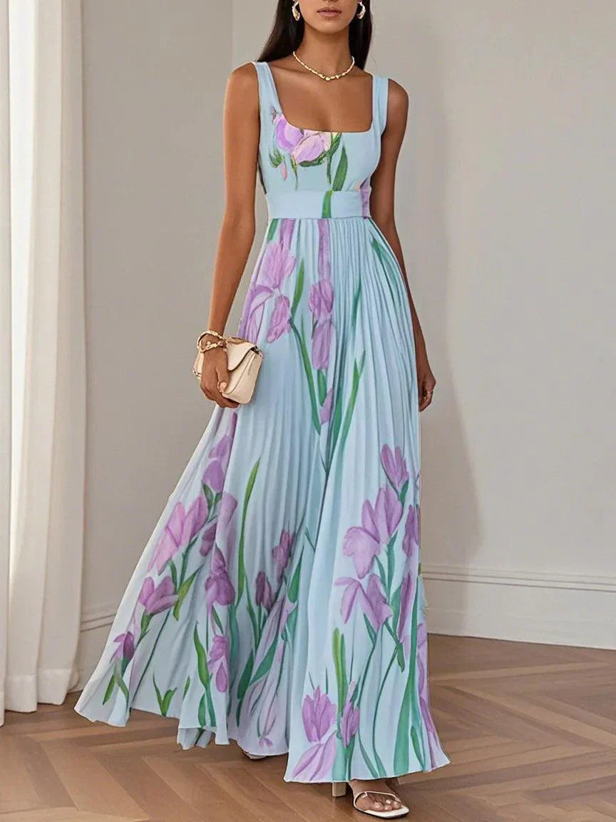 Isla | Vestido maxi floral elegante