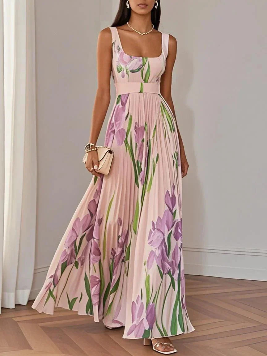 Isla | Vestido maxi floral elegante